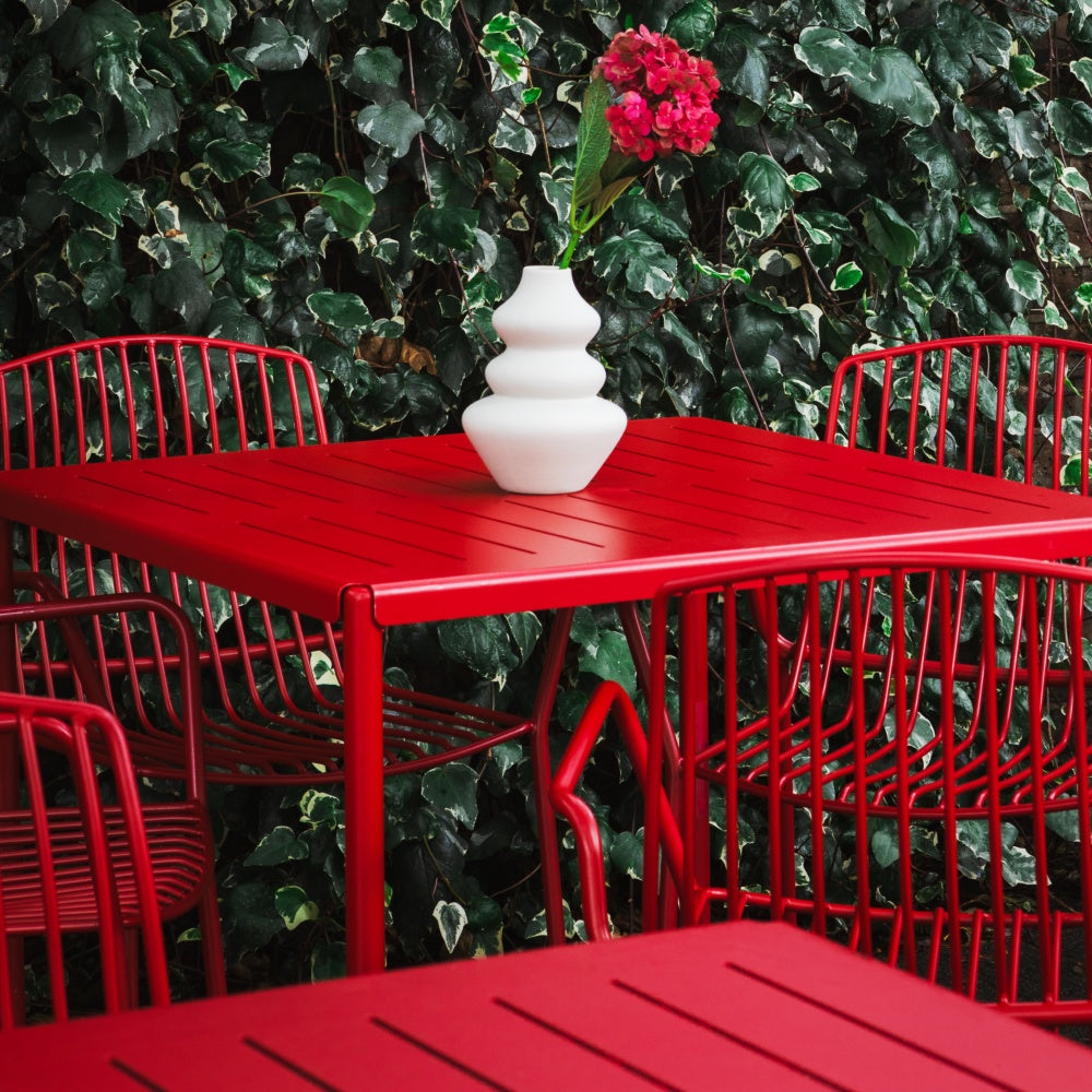 Frame Metal Garden Table, (4 Seater)