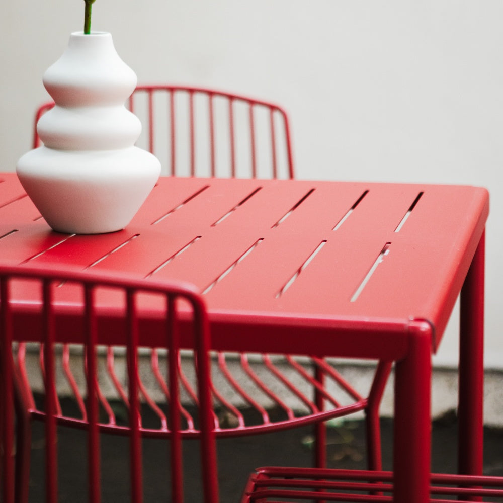 Frame Metal Garden Dining Set (6-Seater)