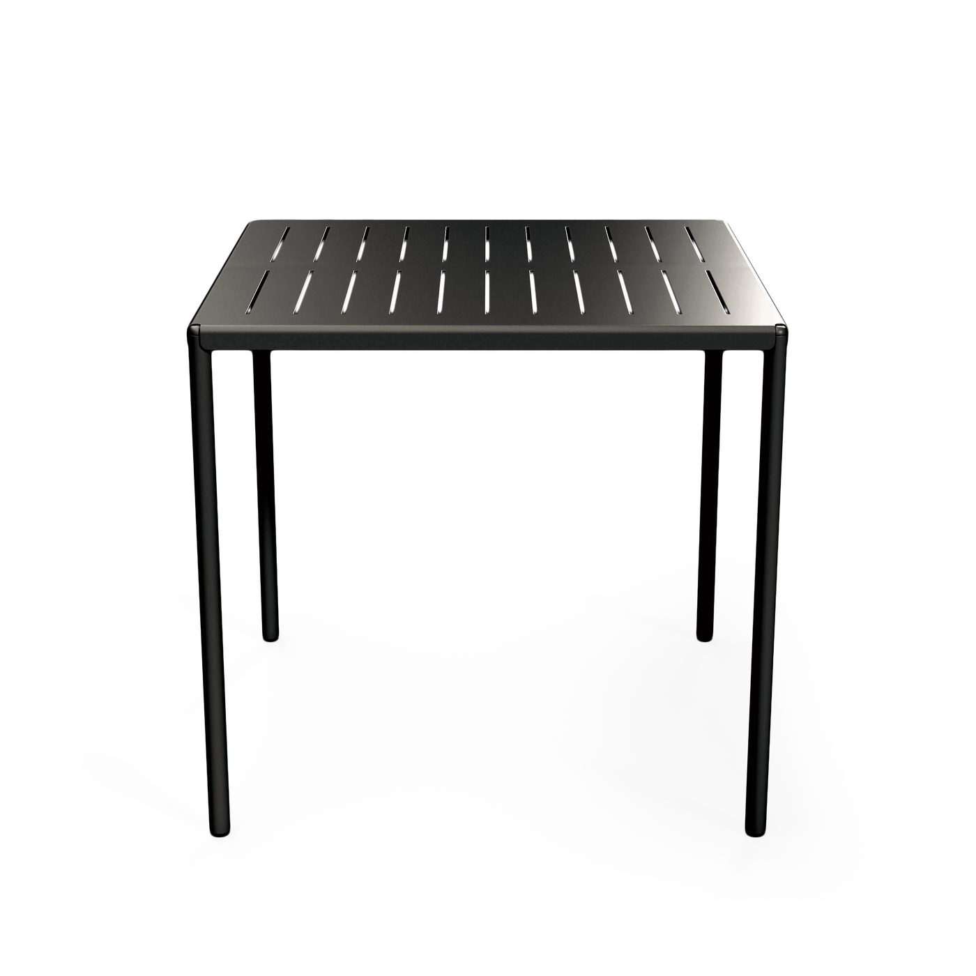 Frame Metal Garden Table, 4 Seater, Black