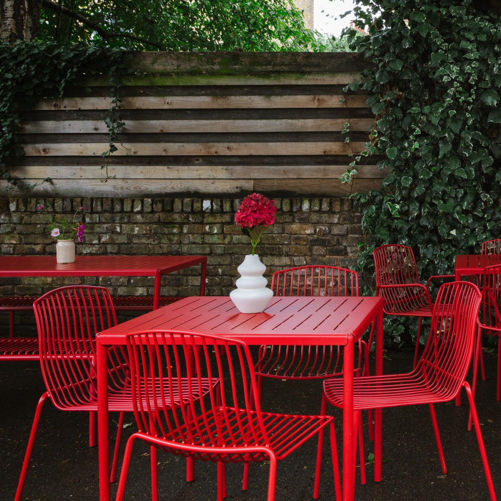 Frame Metal Garden Dining Set (6-Seater)