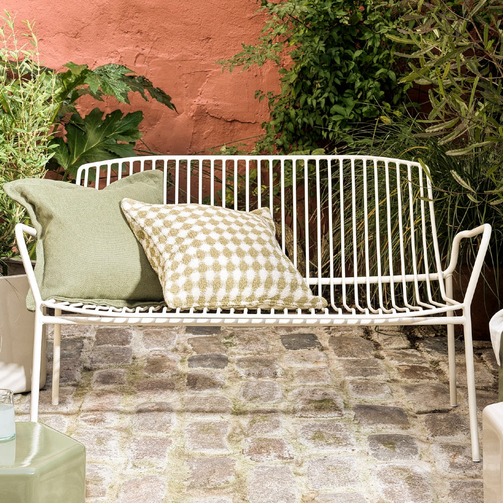 Frame Lounge Chairs & Lounge Bench Set