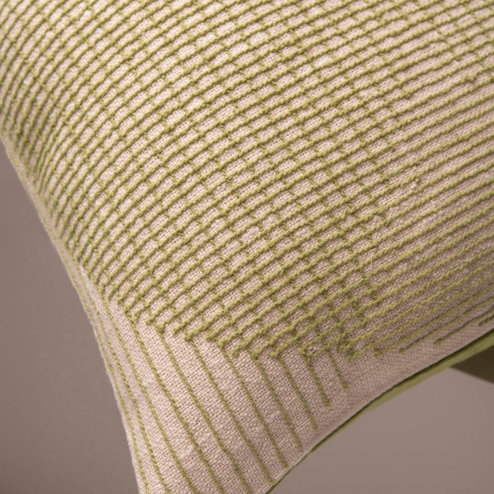 Hatch Stitched Cushion