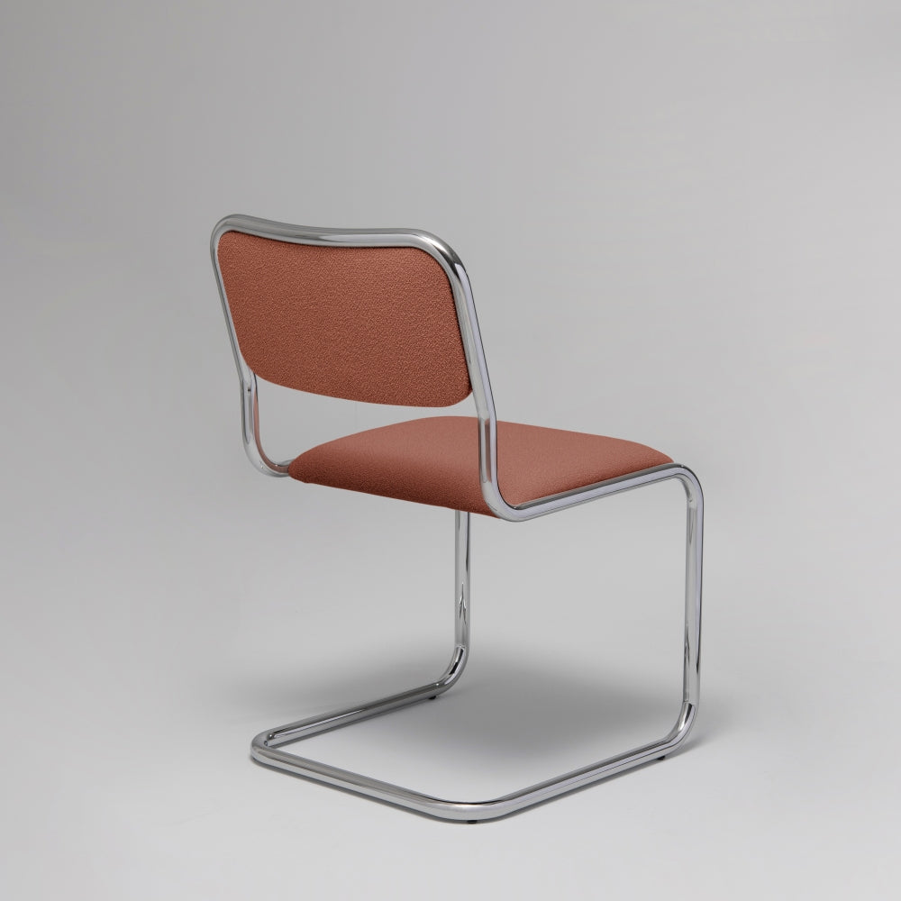 Loop Single Dining Chair Chrome / Clay