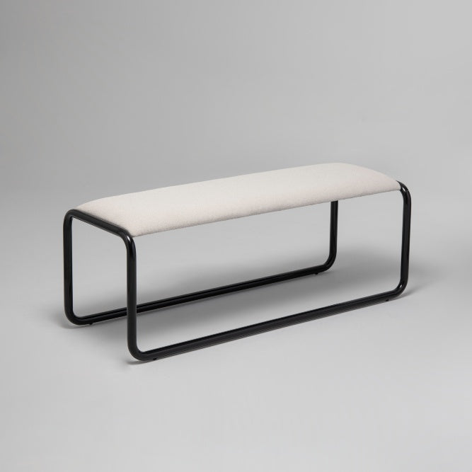 Loop Bench Black Gloss / Stone