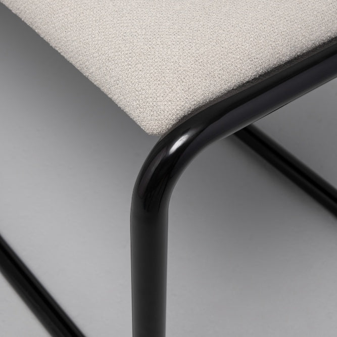 Loop Bench Black Gloss / Stone