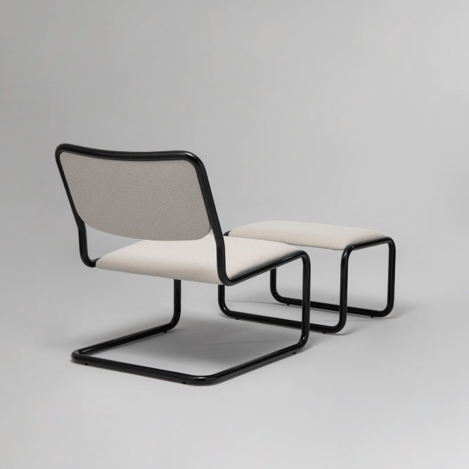 Loop Lounge Chair Black Gloss / Stone
