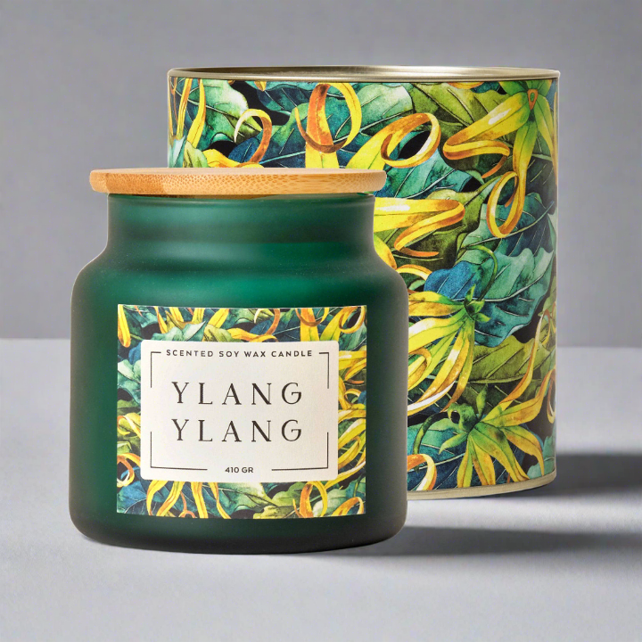 Ylang Ylang Candle, Green, 410 g
