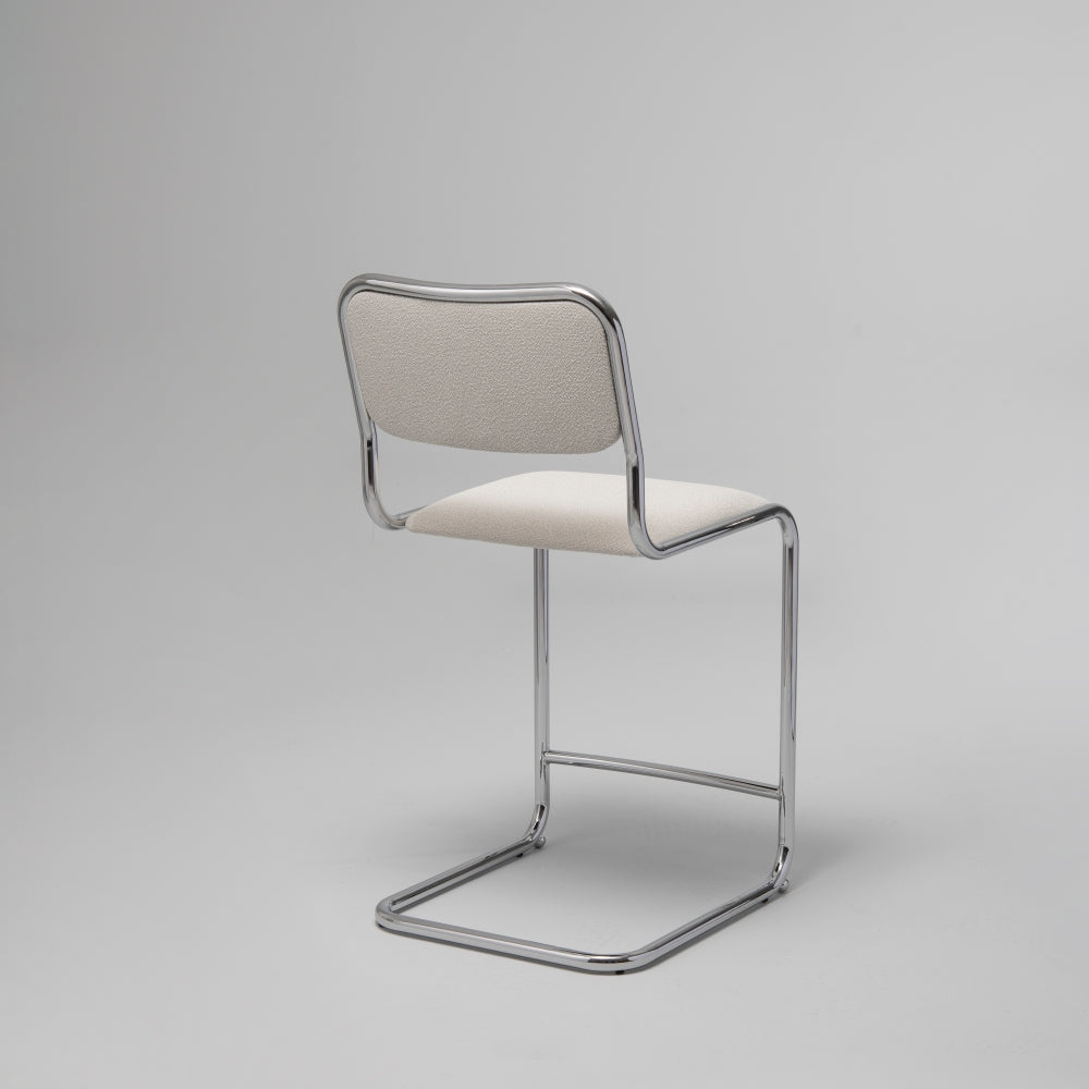 Loop Bar Stool Chrome / Stone