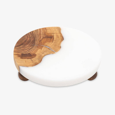Ella Small Cake Platter, White - 2