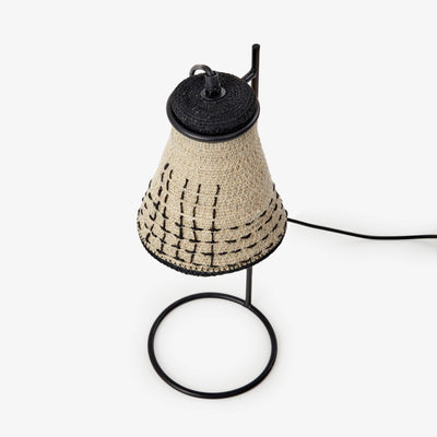 Gesso Table Lamp, Off-White - Black - 2