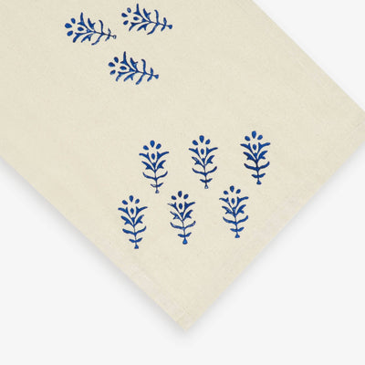 Nori Table Runner, Natural - Blue, 50x180 cm 3