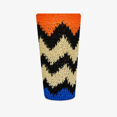 Hook Handmade Candle, Orange - Blue, L 2