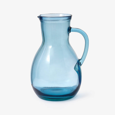 Bulb Glass Jug, Blue, 2.3 L 1
