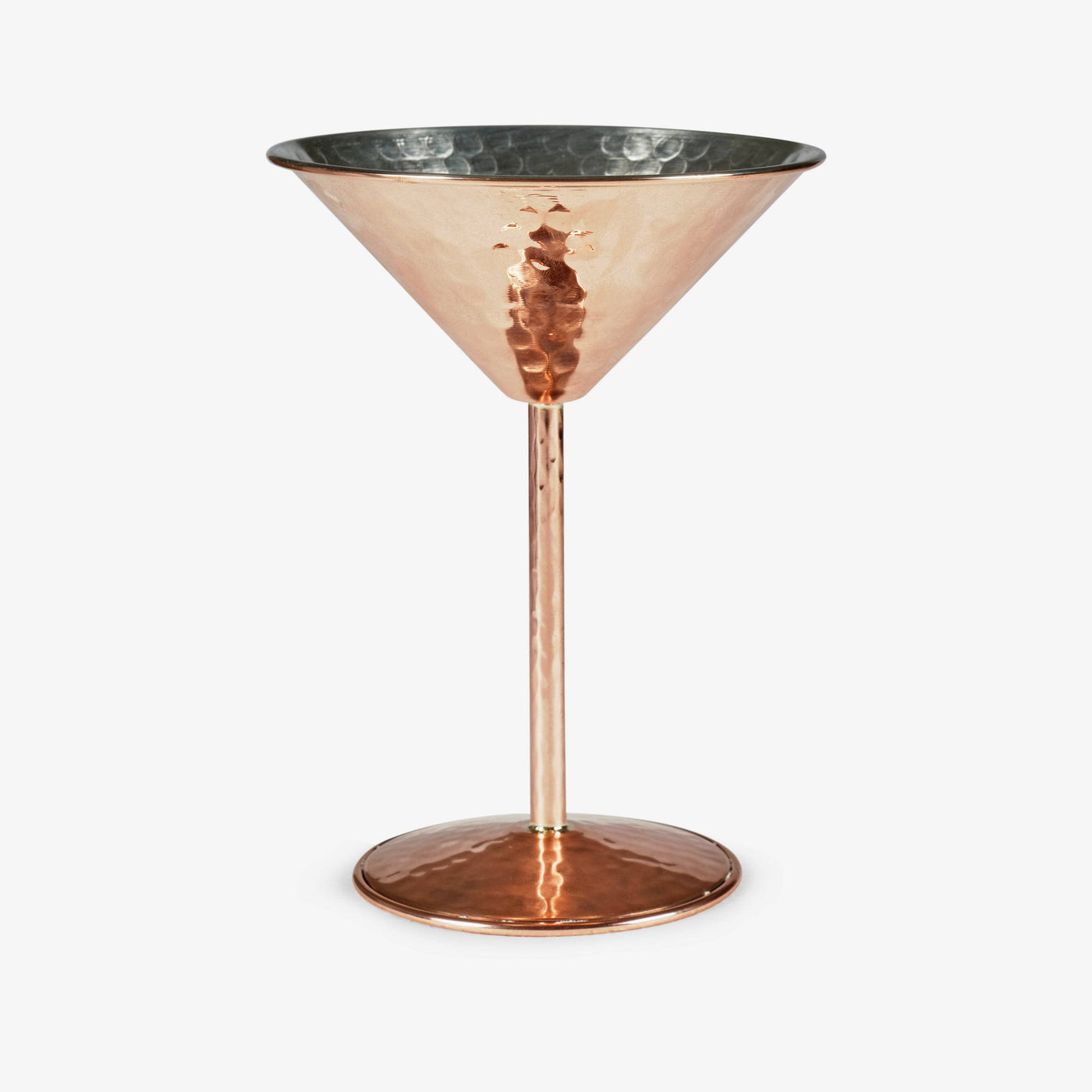 Penny Hammered Copper Martini Glass, 200 ml Glasses & Tumblers sazy.com