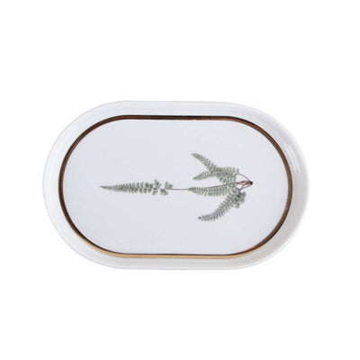 Botanical Set of 2 Oval Plates, 18 cm 1