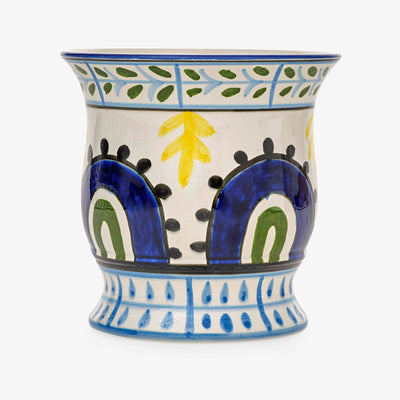Dilara Handpainted Planter, Multicoloured, 11x15x15 cm 1