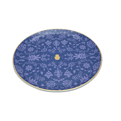 Glamorous Set of 6 Dinner Plates, Navy, 24 cm 2
