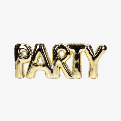 Party Ornament, Gold 1