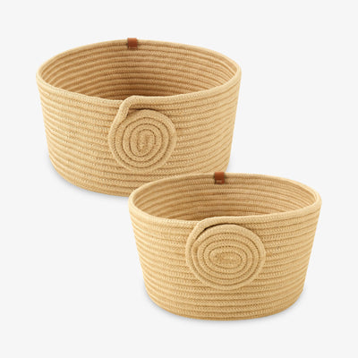 Tyler Oval Set of 2 Baskets, Natural, Set 1