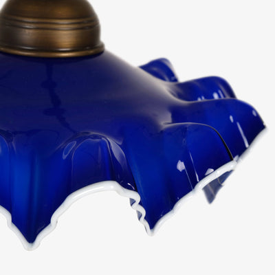 Glass Ceiling Lighting, Blue - White, 28x55x56 cm 2