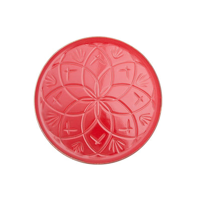 Christina Set of 6 Dinner Plates, Red, 27 cm 1