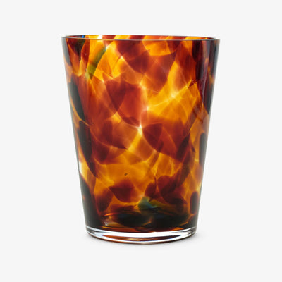 Brillante Hand-blown Vase, Brown, M 1