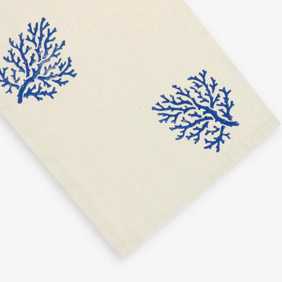 Marley Table Runner, Natural - Blue, 50x180 cm 3