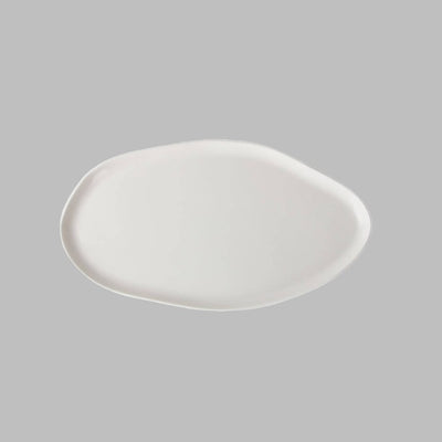 Alumilite Set of 6 Oval Plates, Creme, 31 cm 1
