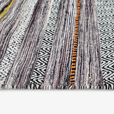 Ringo Hand Woven Rug, Grey, 80x150 cm 2