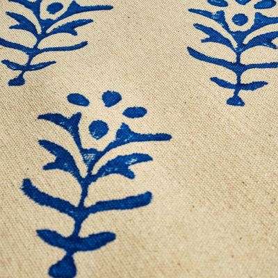 Nori Set of 4 Napkin, Natural - Blue, 40x40 cm 3