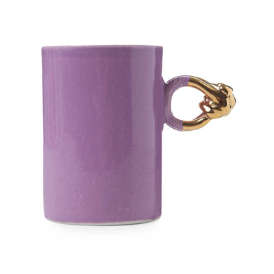 Knotted Handmade Mug, Purple, 250 ml 1