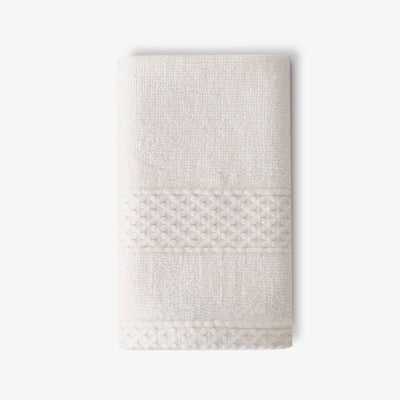 Aqua Fibro Extra Soft 100% Turkish Cotton Face Cloth, Off-White 1