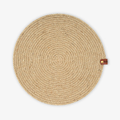 Hiapo Set of 2 Placemat, Natural, 33x33 cm 2