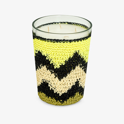 Hook Handmade Candle, Green - Black, M 1