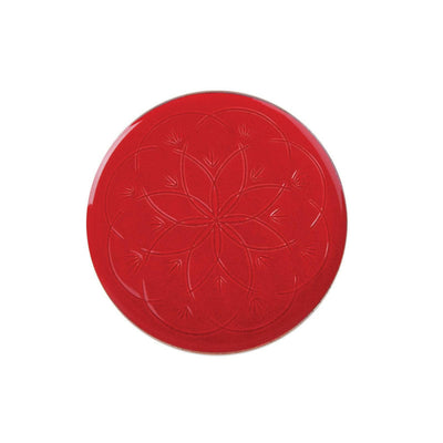 Christina Set of 6 Flat Plates, Red, 32 cm 1