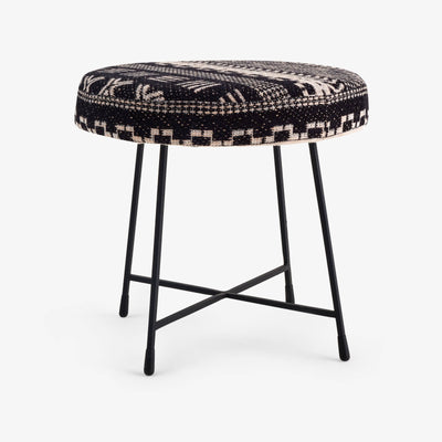 Woody Footstools, 43x43x41 cm, Black 1