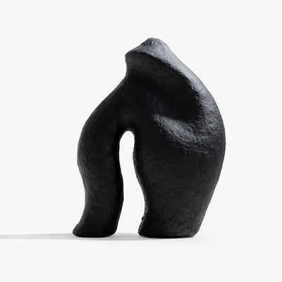 Papier Mâché Decorative Object, Black 1
