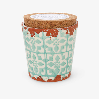 Mosaic Mint Candle, Green, 583 g 1