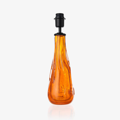 Denali Glass and Shade Table Lamp, Orange Table & Bedside Lamps sazy.com