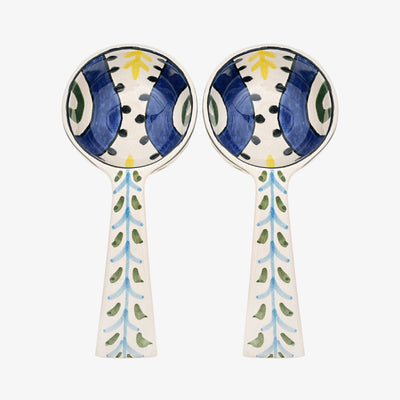 Dilara Set of 2 Handpainted Bowls, Multicoloured, 7x20 cm 1