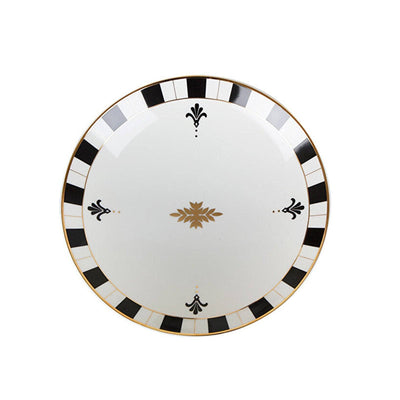 Palms Bowl, Black - Gold - White, 26 cm 1