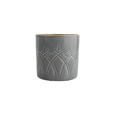 Christina Set of 12 Cups, Grey, 230 ml Cups & Mugs sazy.com