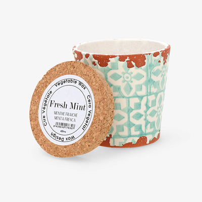 Mosaic Mint Candle, Green, 583 g 2