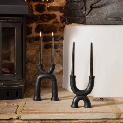 Looper Candle Holder, Black 2