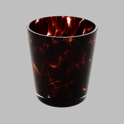 Brillante Hand-blown Vase, Dark Brown, S 2