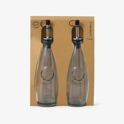 Ollie Glass Oil Bottle Set, Clear, 0.3 L 2