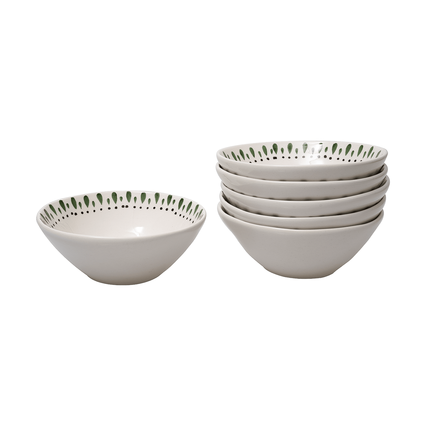 Jessamine Set of 6 Bowls, 17.5 cm Bowls sazy.com