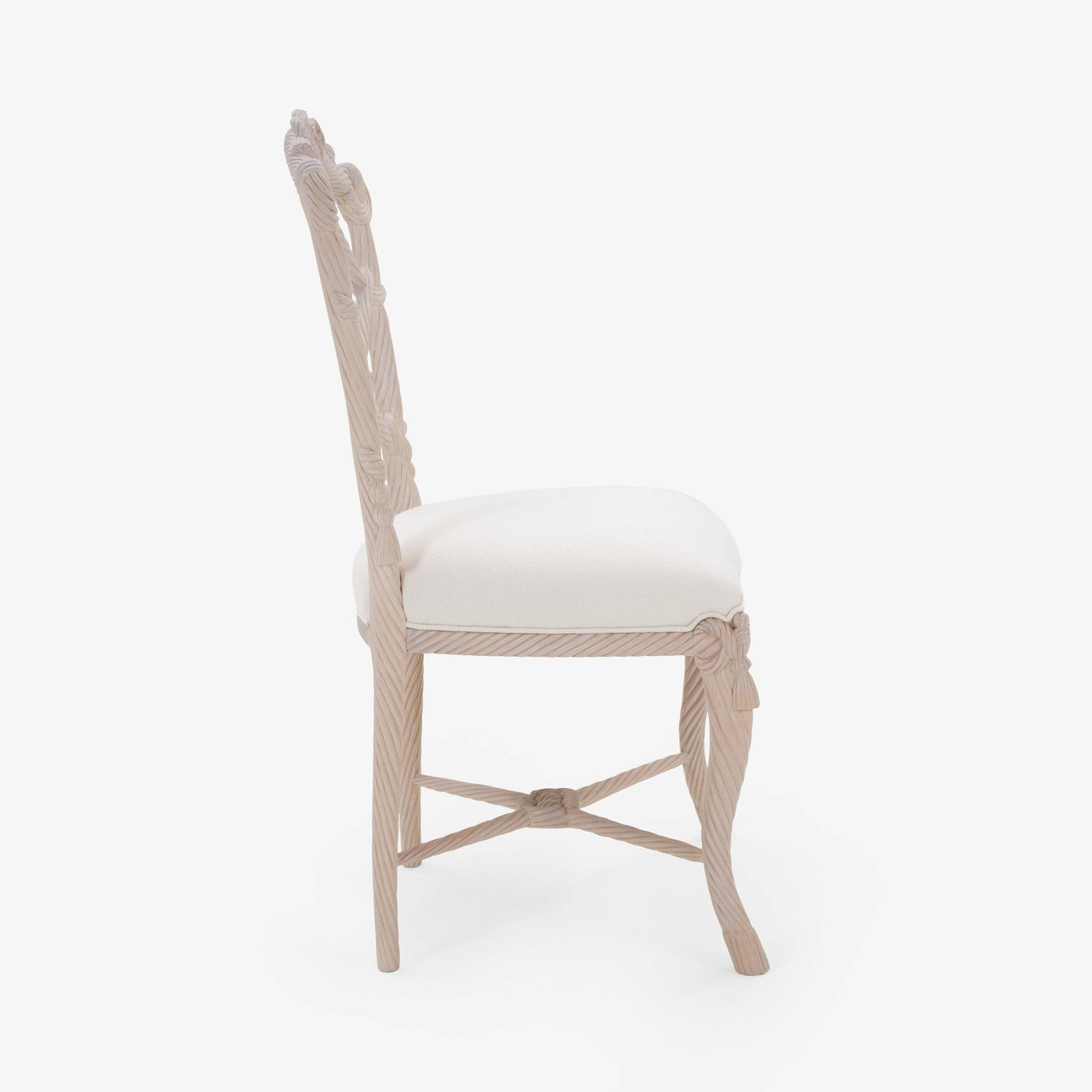 Lugano Dining Chair, Off-White - Cream Dining Chairs & Benches sazy.com