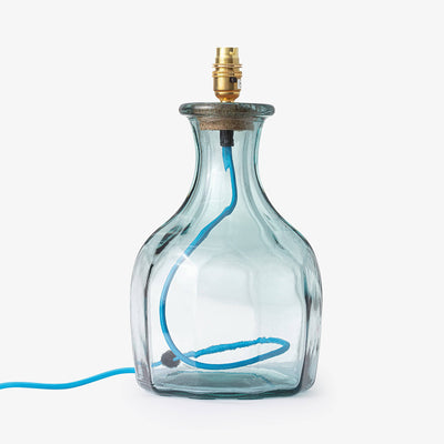 Beck Glass Lamp, Light Blue, 35 cm 1