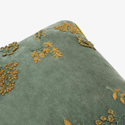 Flynn Flower Cushion Cover, Green, 30x60 cm 2